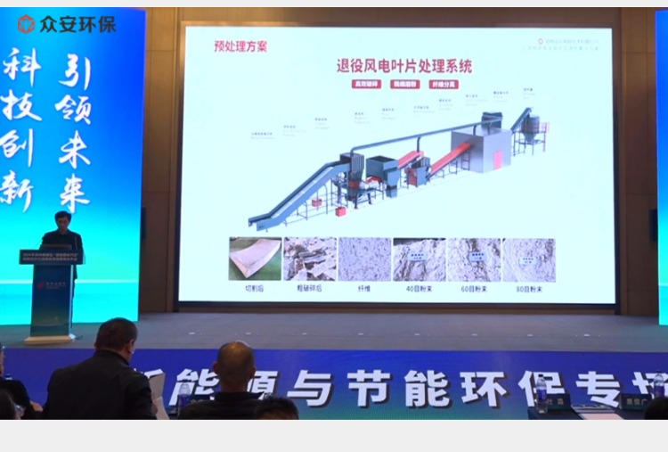 眾安環(huán)保退役風電葉片處理解決方案 亮相2024年鄭州高新區(qū)創(chuàng)新合作大會